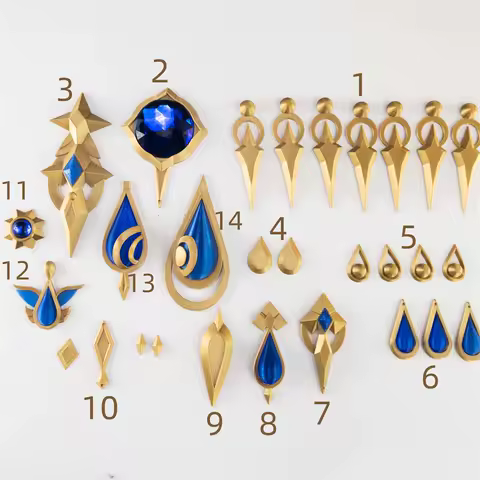 1 Set Game Genshin Impact Furina Focalors Cosplay Props Costume Accessories Furina de Fontaine Hallo
