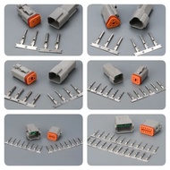 5/10/100 Sets Deutsch DT Series Waterproof Connector DT04-2P DT06-2S Male Female Docking Harness Plu