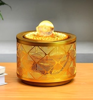 Thác Nước Phong Thủy Kim Hoàng Sắc Ngọc Decord Trang Trí