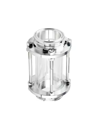 1.5"(38mm) OD50.5mm Short Type Tri-clamp High Quality Flow Sight Glass Diopter For Distillation,Heig