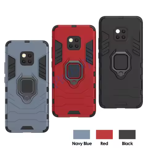 Hard Shockproof Case for Huawei Mate 10 20 Pro Lite 20X Car Mount Ring Holder Armor Cover Mate 9