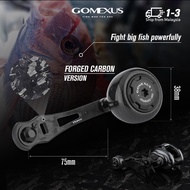 Gomexus 75mm BC Power Handle Jigging Carbon for Shimano Calcutta Conquest tranx Curado Daiwa tatula Abu Garcia Baitcasting Fishing Reel LC