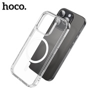 [Iphone16]Hoco 100% Magsafe ของแท้เคสเคสโทรศัพท์มือถือใสiPhone สามารถใส่ได้กับ iPhone 15Pro Max  iPh