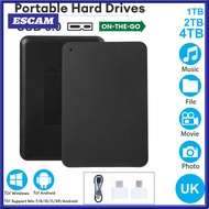 1/2/4TB 2.5-inch sata ổ cứng di động USB 3.0 1TB/2TB/4TB di động ổ HDD gắn ngoài cho win 7/8/10/XP c