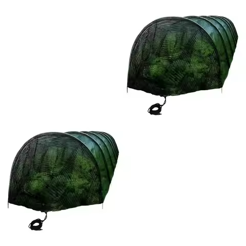 2 Pieces Garden Tunnel Shade Net Cover Sun Protection Plant Gardening Net for Greenhouse Flowers Fru