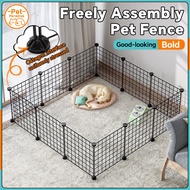 Dog Fence 35*35CM DIY Pet Fence Cat Rabbit Fence Pet Metal Wire Kennel
