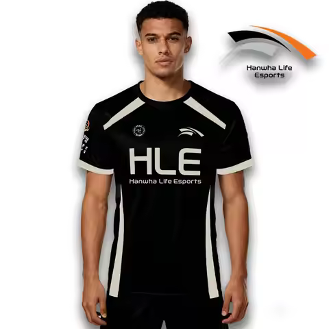 HLE S15 Worlds 2025 Jersey Zeus Esports Pro League Team Training Uniform Fan Black Custom Men's And 