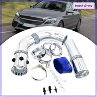 [BaositydaMY] Car Modification Cold Air Intake Kit Easily Install 76mm Cool Air Intake Set