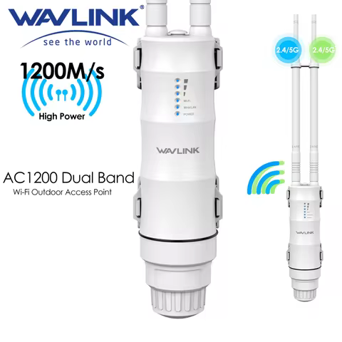 WAVLINK AC300/600/1200/1800/3000 Dual Band Outdoor Router Access Point Outdoor Long Range Wi-Fi Exte
