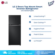 LG 423L 2 Doors Top Mount Smart Inverter Refrigerator GN-B392PQBK | LinearCooling™ | Door Cooling+™ 