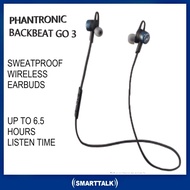 Plantronics Backbeat Go 3,  Sweatproof Wireless Bluetooth Headset, Blue - BRAND NEW, ORIGINAL. CLEAR STOCK