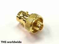 ขั้วแปลงเสา (อย่างดี) สีทอง 1 ตัว เสาอากาศ สำหรับ GP-888  AR-67  CB-67  FB-7K  FB-7M  IC-UV95  IC-UV