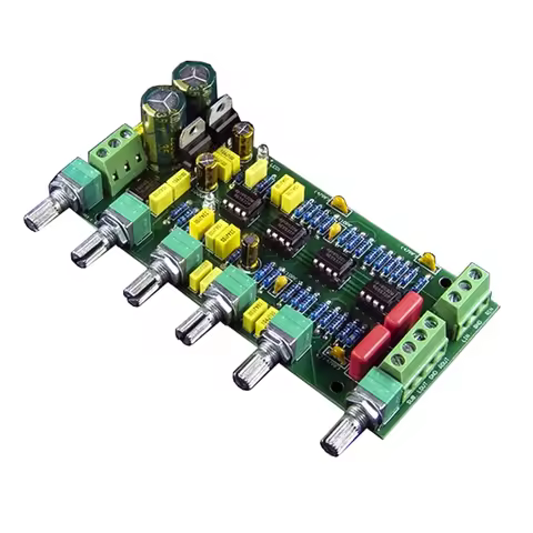 Hifi 2.1 Channel Preamplifier Tone Board for DIY Home Sound Source Processor Audio Equalizer Pre Amp