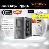 Ninja SL451 Double Stack XL 9.5L Air Fryer (with Probe) / Dual Basket / DoubleStack / SharkNinja
