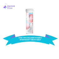 COOL-VITA COLLAGEN VITAMIN C EFFERVESCENT TUBE 10 TABLET