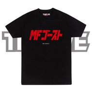 Mf GHOST LOGO Red Black Regular T Shirt | Japanese Anime T-Shirt | Mf Ghost Unisex T-Shirt