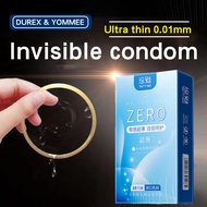 1box 10pcs 0.01mm super thin durex ultra thin condom for men contraceptive pills sex with ring