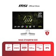 MSI Monitor MAG 274QRFW E20 | 27" | IPS | WQHD | 0.5ms | 200Hz (จอคอมพิวเตอร์) [Pre-Order จัดส่งภายใ