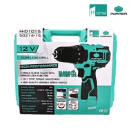 PUMPKIN HOME สว่านไร้สาย 12V H-D1015B2 มีให้เลือกแบบ แบต 1 ก้อน และ 2 ก้อน 50214-15/50214-15B2