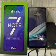 Infinix Note 7 6/128gb Bekas Garansi Resmi Infinix Note 7 Indonesia