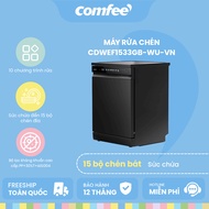 [MIỄN PHÍ LẮP ĐẶT] Máy rửa chén độc lập Comfee CDWEF1533GB-WU-VN- Sức chứa 15 bộ - Công suất 1760 - 