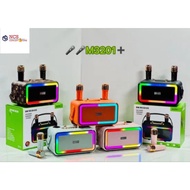 BOOMS BASS M3201+ TWS Wireless Bluetooth Dual Microphone Karaoke Family KTV Portable 3D Stereo Speak
