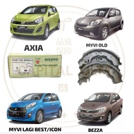 Perodua Myvi,Myvi Lagi Best,Axia,Bezza Rear Brake Shoe Set(04495-73R01 / 04495-73R02 )