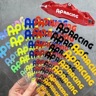 8PC/Set Reflective Car Brake Caliper Badge Sticker For AP Racing Caliper
