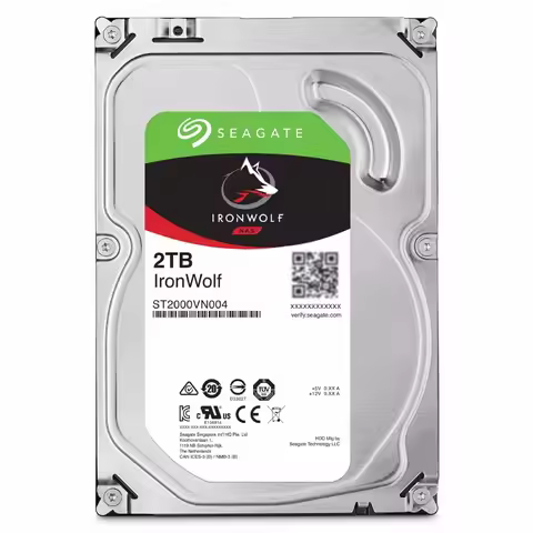 FOR Seagate IronWolf 2TB Internal 5900RPM 3.5" (ST2000VN004) NAS