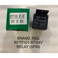 RTT7101-87-24V AUTOMOTIVE 5PIN RELAY 24V FOR USE ON UNIVERSAL TRUCK