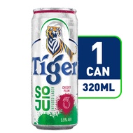 [Sample] Tiger Soju Cheeky Plum Beer Can, 320ml