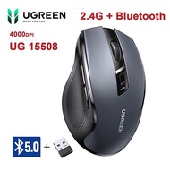 Chuột Không Dây Ugreen 15508 MU006 (6 nút im lặng4000dpi 2.4GhzWireless + Bluetooth 5.0)