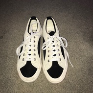 รองเท้าVans Lampin สี ขาวดำ Size 42 US 9.0 27 CM สินค้าตามรูปภาพเลยค่ะ 🎉