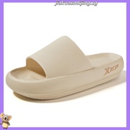 UTUNE 4.5CM Thick Sole Slippers for Men Soft Platform Home Shoes Men Outdoor Summer EVA Non-slip