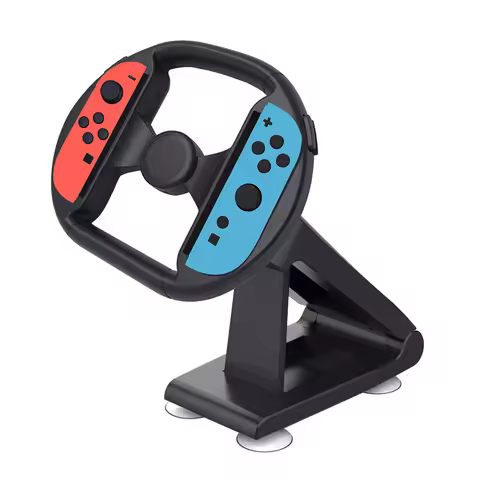 Steering Wheel with 4 Suction Cups Racing Steering Wheel Gaming Steering Wheel for Switch2 Racing Ga