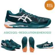 [ Asics GEL RESOLUTION 8 MEN 2022 ORIGINAL FIELD TENNIS SHOES ]