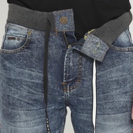 CASH ON DELIVERY FR James Men's Long Denim Pants Rib Jeans Series