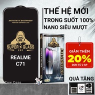 Realme C71 Meocase full screen tempered | Screen protector for Realme