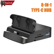 RL HOTWIND 8 In 1 Type C HUB Docking Station Phone Stand Dex Pad Station USB C To HDMI-compatible Do