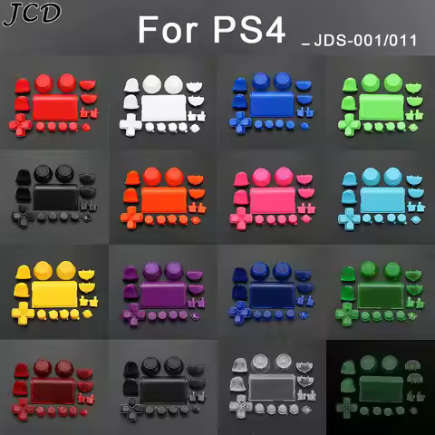 JCD For PS4 JDS-001 JDS-011 Controller R2 L2 R1 L1 Trigger Buttons Mod Kit Dpad Touchpad ABXY Direct