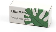 Leaf Shave | Leaf Single-Edge Safety Razor Blades, Platinum-Coated Stainless Steel Refills Compatibl