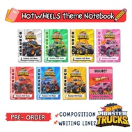 PREORDER- H.WHEEL THEME notebooks (Kinder, Prep, Nursery, Grade 1, Grade 2, Grade 3)