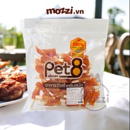 Snack cho chó Gà sấy mềm Pet8 Sasami Jerky