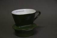 【伴咖啡 】UN CAFE 單孔陶瓷濾杯 墨綠色 可使用KALITA101濾紙