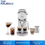 DELONGHI EC890.WI (WHITE) DEDICA DUO PUMP ESPRESSO MACHINE