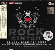 Rock Cintan 14 Lagu-Lagu Pop Rock VCD MTV Karaoke Original Artist Achik Spin Siti Nordiana Elyana Ak