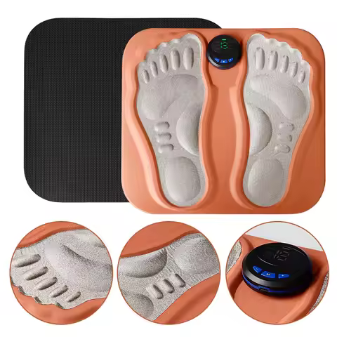 TENS 3D Foot Massager Pad Pulse Calf Massager Automatic Accupressure Mat Muscle Electroestimulador B