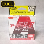 DUEL PE Line ARMORED F Aji Mebaru 100ｍ 150m Ajing Orange Pink