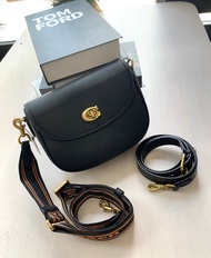 กระเป๋าสะพาย COACH Willow Saddle กระเป๋าอานวินเทจ