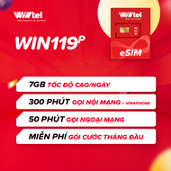 SIM CHƯA KÍCH HOẠT - SIM 4G Wintel Win119P - SIM Data Tốc Độ Cao